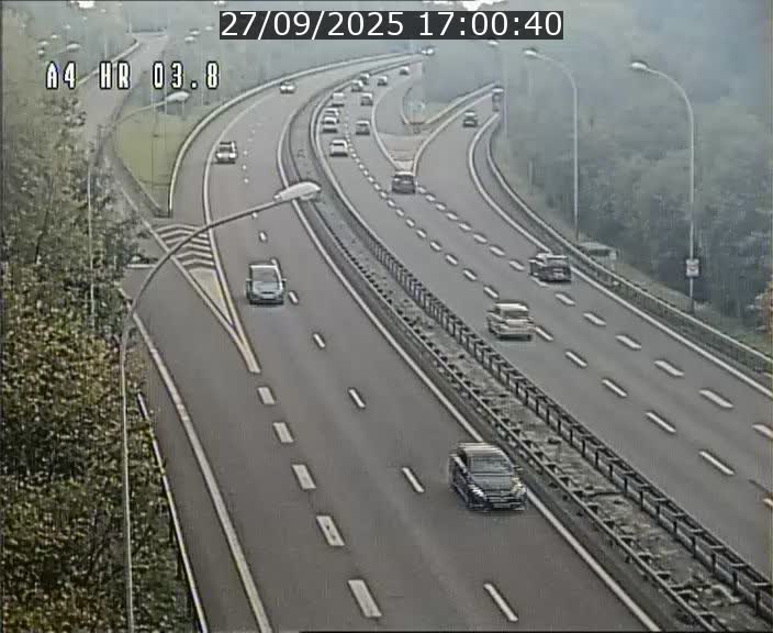 Webcam traffic A4 Luxembourg - BK 3.8 - Leudelange (direction Esch sur Alzette)