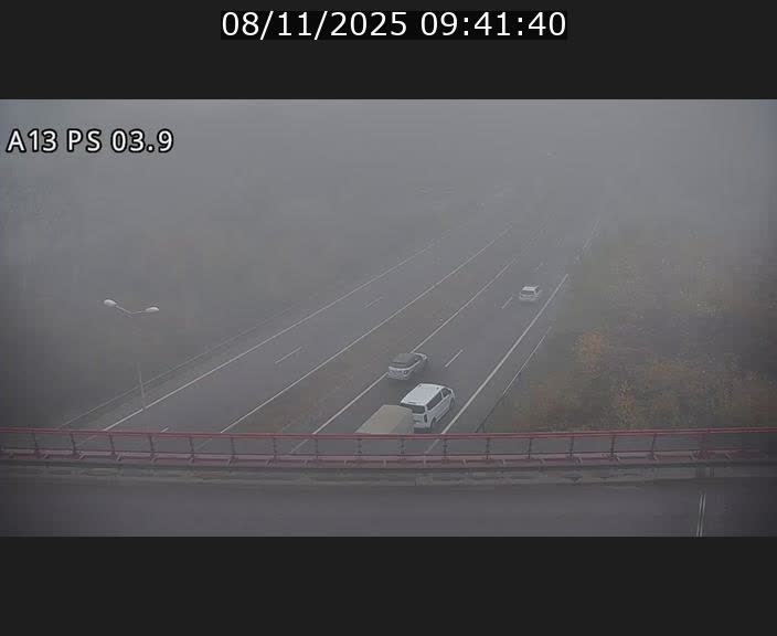 Traffic live webcam Luxembourg Differdange - A13 direction Esch-sur-Alzette - BK 3.9