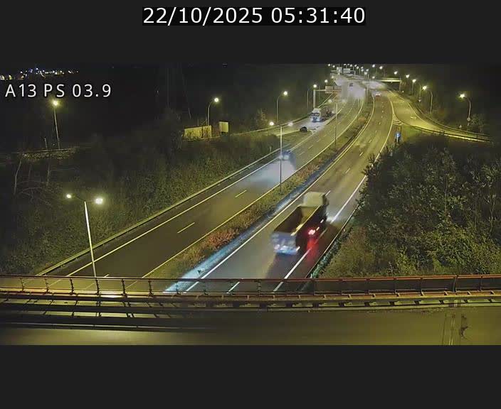 Traffic live webcam Luxembourg Differdange - A13 direction Esch-sur-Alzette - BK 3.9