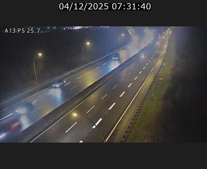 Traffic live webcam Luxembourg Frisange - A13 direction Allemagne - BK 26