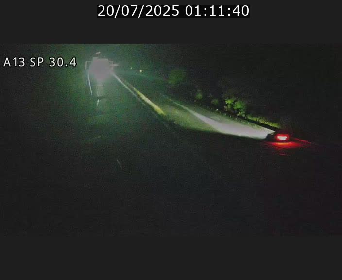 Traffic live webcam Luxembourg Altwies - A13 direction Luxembourg-ville - BK 30.4