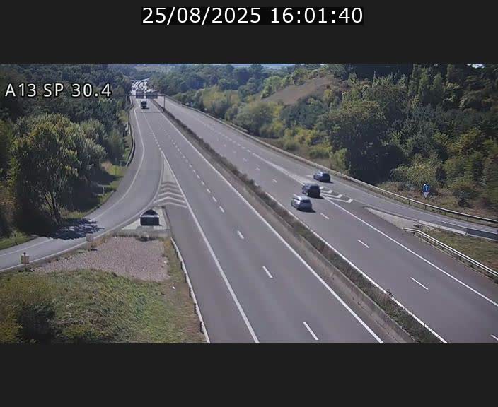 Traffic live webcam Luxembourg Altwies - A13 direction Luxembourg-ville - BK 30.4