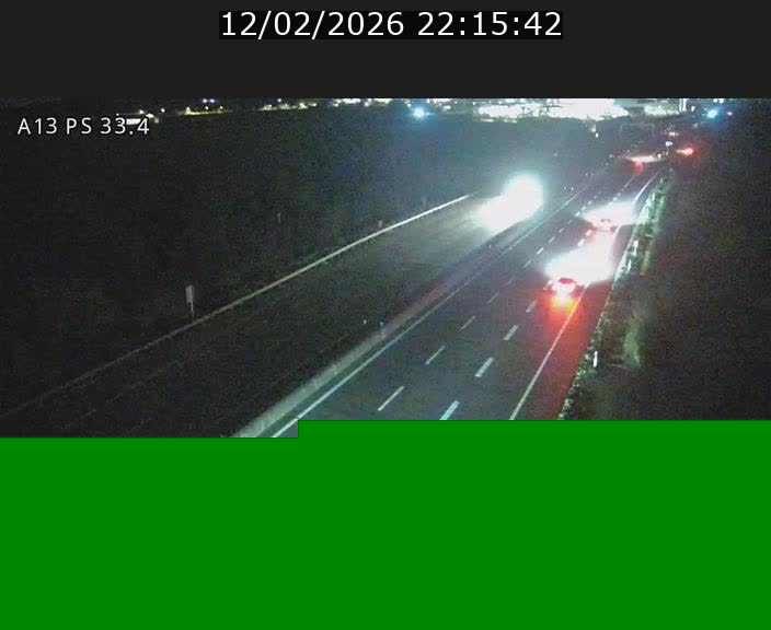 Webcam trafic sur A13 à hauteur de Mondorf-les-Bains en direction d'Altwies