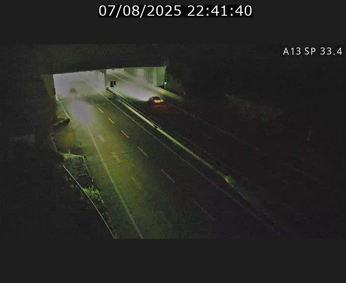Webcam trafic sur A13 à hauteur d'Altwies en direction de Mondorf-les-bains et en provenance de l'Allemagne