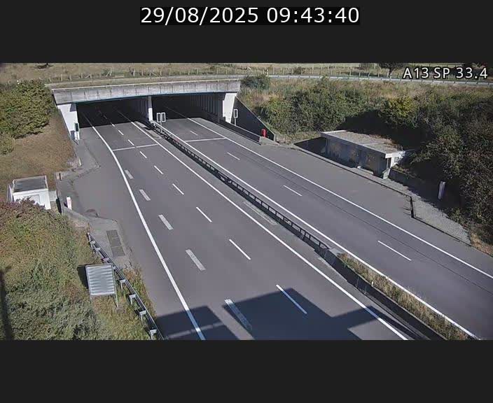 Webcam trafic sur A13 à hauteur d'Altwies en direction de Mondorf-les-bains et en provenance de l'Allemagne