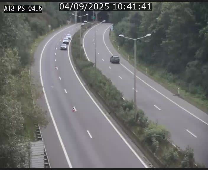 Traffic live webcam Luxembourg Differdange - A13 direction Esch-sur-Alzette - BK 4.5