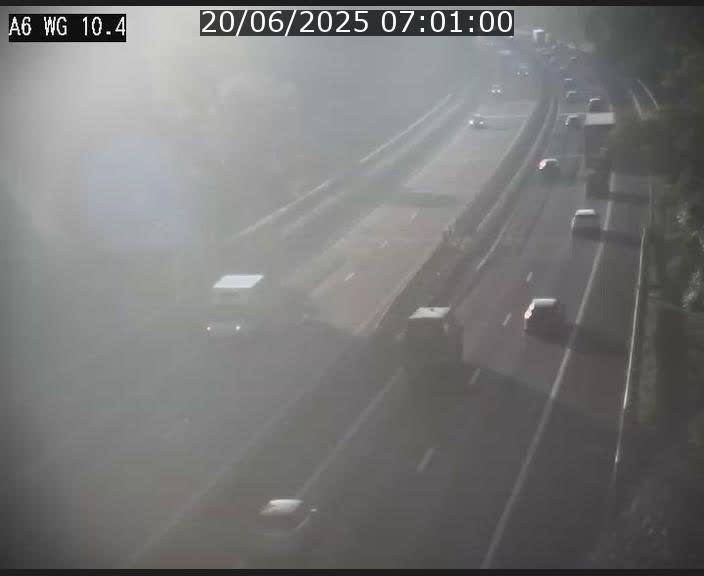 Traffic live webcam Luxembourg Mamer - A6 - BK 10.4 - direction Luxembourg/France/Allemagne