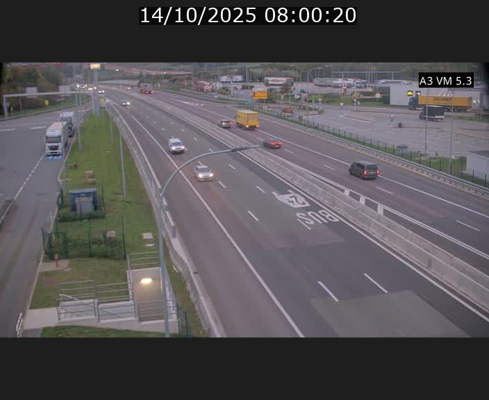 Traffic live webcam Luxembourg Aire de Berchem - A3 - BK 5 - direction France