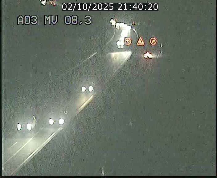 Webcam Autoroute après la Croix de Bettembourg en direction de Luxembourg sur l'A3