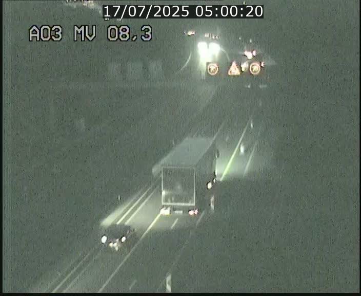 Webcam Autoroute après la Croix de Bettembourg en direction de Luxembourg sur l'A3