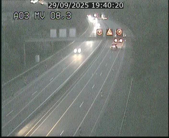 Webcam Autoroute après la Croix de Bettembourg en direction de Luxembourg sur l'A3