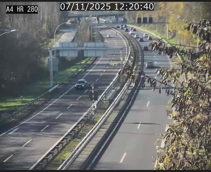 Webcam traffic A4 Luxembourg - BK 0.2 - P+R Bouillon (direction Luxembourg)