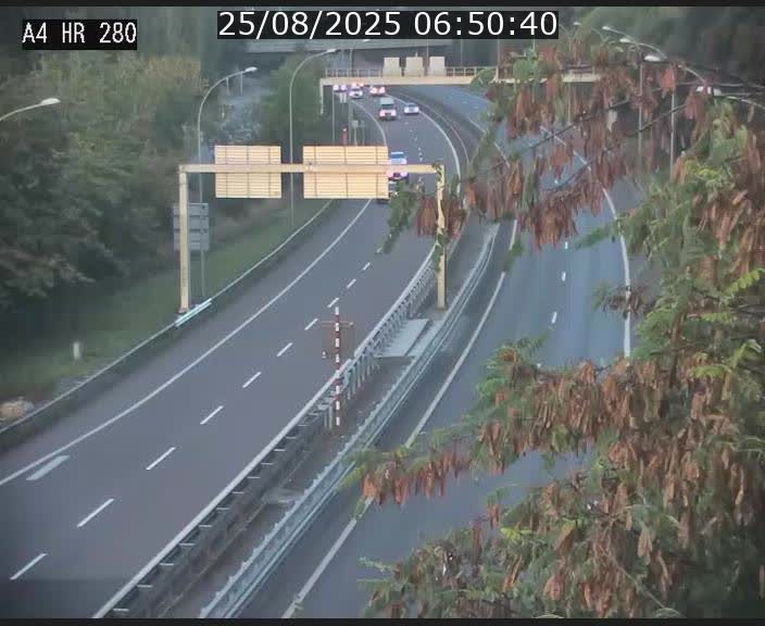Webcam traffic A4 Luxembourg - BK 0.2 - P+R Bouillon (direction Luxembourg)