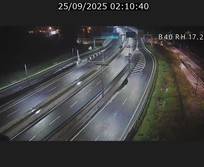Webcam sur le contournement d'Esch Belval à hauteur de la sortie Université de Luxembourg. Vue orientée vers Luxembourg