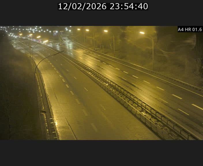 Info Trafic Luxembourg A4 - BK 1.6 - Croix de Cessange (direction Esch)