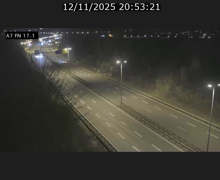 Caméra trafic Luxembourg - A7, Merscherbierg direction Mersch