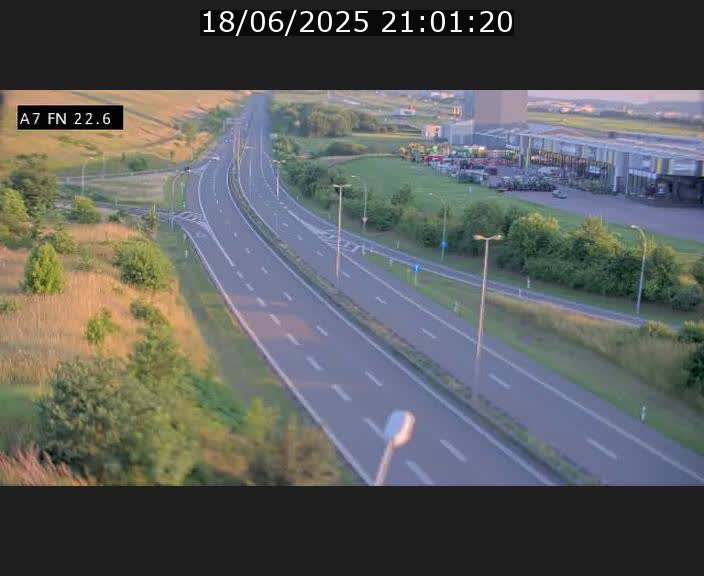 Caméra trafic Luxembourg - A7, Colmar-berg direction Mersch