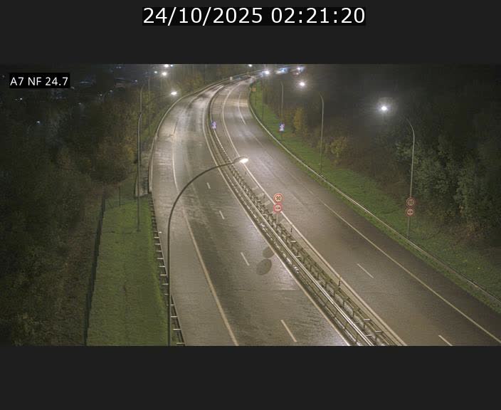 Caméra trafic Luxembourg - A7, Schieren direction Mersch