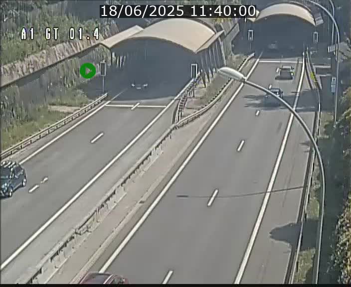 Traffic live webcam Luxembourg Hesperange - A1 direction Kirchberg - BK 1.4