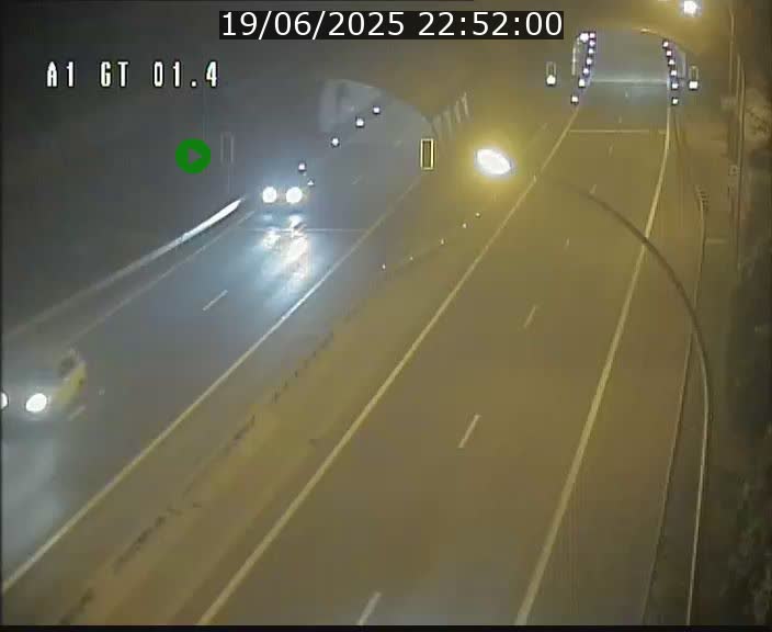 Traffic live webcam Luxembourg Hesperange - A1 direction Kirchberg - BK 1.4