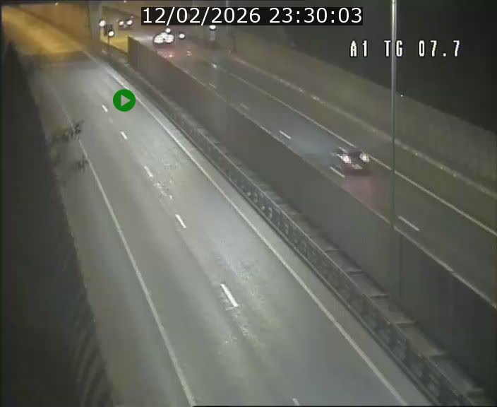 Traffic live webcam Luxembourg Kirchberg - A1 direction Luxembourg-ville - BK 7.7