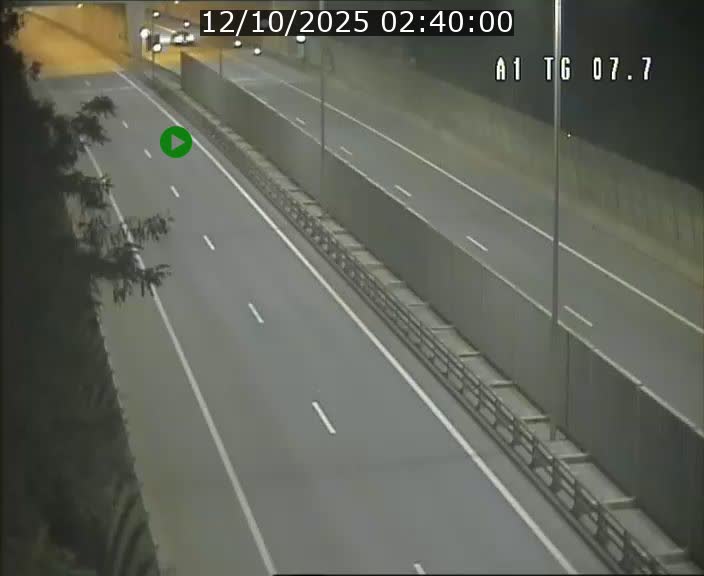 Traffic live webcam Luxembourg Kirchberg - A1 direction Luxembourg-ville - BK 7.7