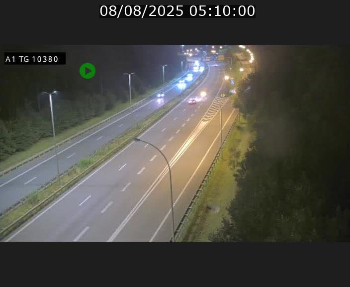 Traffic live webcam Luxembourg Senningerberg - A1 direction Luxembourg Kirchberg - BK 10.3