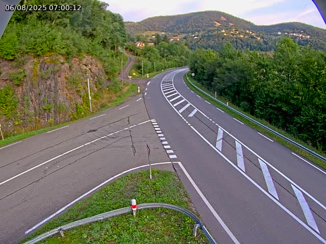 Caméra autoroute France - N66, col du Bussang direction Remiremont