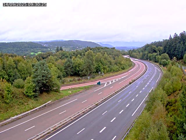 Caméra autoroute France - N57, Côte de la demoiselle direction Remiremont