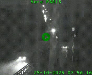 Caméra routière sur l'autoroute A20 à Bessines-sur-Gartempe. Vue orientée vers Paris