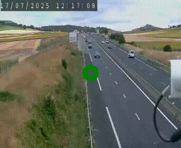 Caméra autoroute A75 à hauteur de Le Crest, en direction de Montpellier