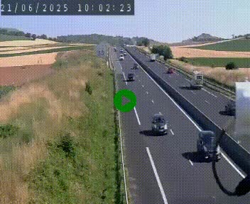 Caméra autoroute A75 à hauteur de Le Crest, en direction de Montpellier