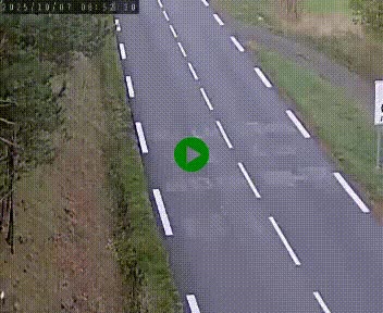 Caméra routière France - N102, au niveau du col de Montmirat à Saint-Etienne-du-Valdonnez à 1039 mètres d'altitude