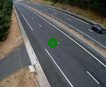 Caméra autoroute A75 à hauteur du col des Issartets en direction de Montpellier