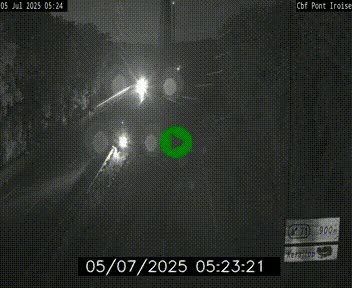 Webcam sur la N165 après le Pont de l'Iroise, à l'entrée de Brest