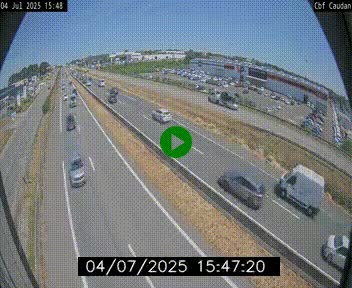 Webcam sur la N165 à hauteur de Caudan, dans le Morbihan.