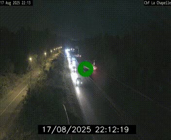 Webcam sur le périphérique de Nantes (N844) à hauteur de Porte de la Chapelle, au nord de la ville