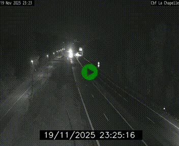 Webcam sur le périphérique de Nantes (N844) à hauteur de Porte de la Chapelle, au nord de la ville