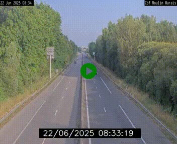 Webcam sur le périphérique de Nantes (N844) entre la Porte de Saint-Luce et la Porte d'Anjou, à l'est de la ville