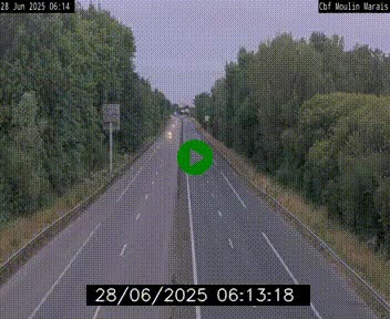 Webcam sur le périphérique de Nantes (N844) entre la Porte de Saint-Luce et la Porte d'Anjou, à l'est de la ville
