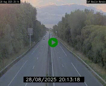 Webcam sur le périphérique de Nantes (N844) entre la Porte de Saint-Luce et la Porte d'Anjou, à l'est de la ville