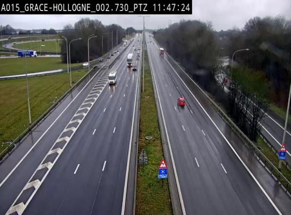 Caméra trafic Belgique - Grâce-Hollogne - E42, jonction avec A604, direction Loncin/Aéroport de Liège - BK 3.2