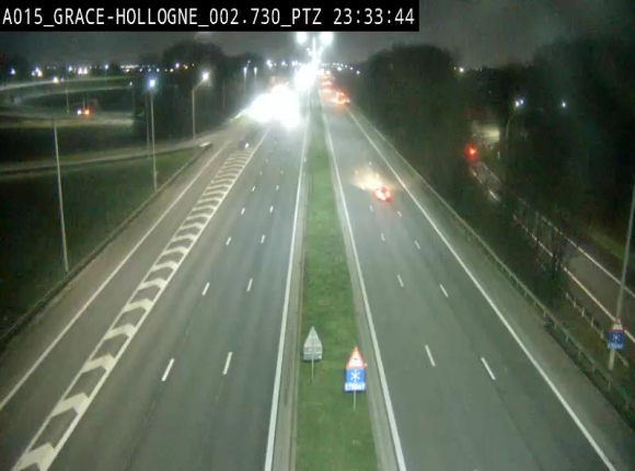 Caméra trafic Belgique - Grâce-Hollogne - E42, jonction avec A604, direction Loncin/Aéroport de Liège - BK 3.2