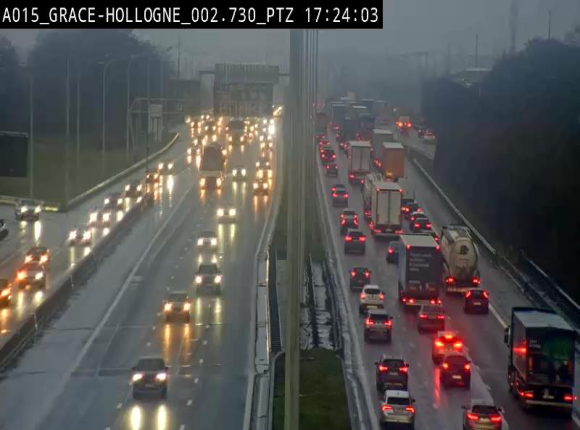 Caméra trafic Belgique - Grâce-Hollogne - E42, jonction avec A604, direction Loncin/Aéroport de Liège -  BK 3.2