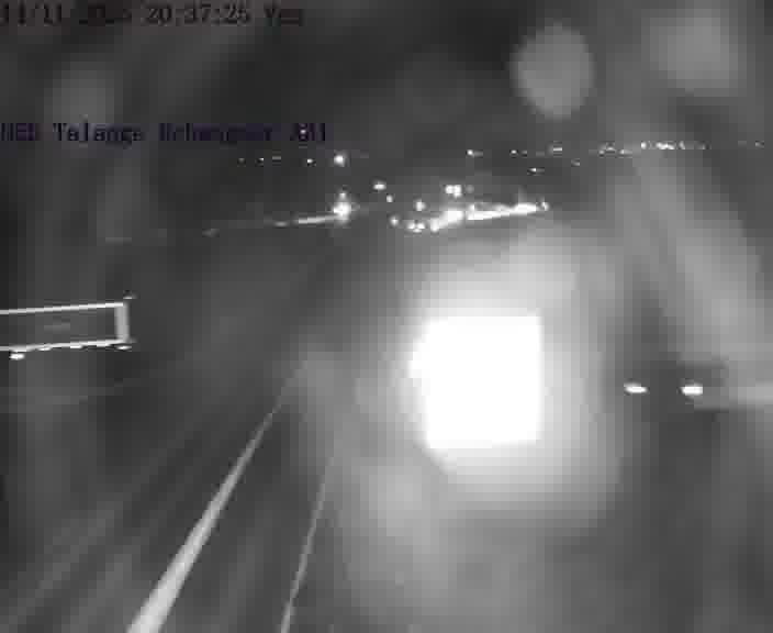 Webcam sur la D55 à Talange au niveau du pont surplombant l'A31 (sens droite-gauche vers Luxembourg). Vue orientée vers Ay-sur-Moselle.