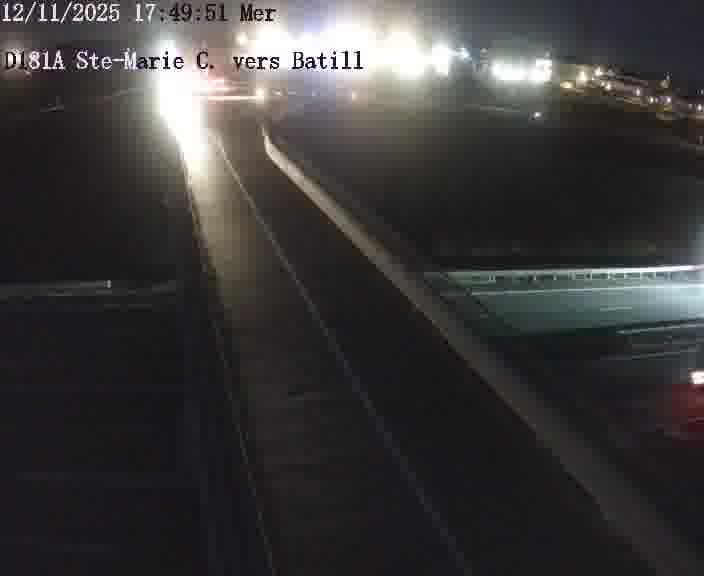 Dispositif d’observation sur D181a (France) à Sainte Marie aux Chênes, en direction de Batilly, offrant une visualisation fiable des conditions de circulation.