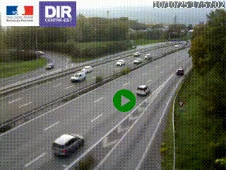 Webcam sur la Nationale 201 à hauteur de la sortie Chambéry-Nord, avant à la jonction entre l'A41 et l'A43, en direction de Lyon