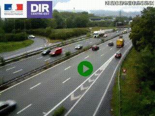 Webcam sur la Nationale 201 à hauteur de la sortie Chambéry-Nord, avant à la jonction entre l'A41 et l'A43, en direction de Lyon
