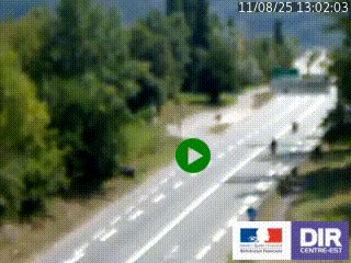 Webcam info trafic à proximité de Vizille sur la N85, au niveau du point de vue du Saut du Moine à Champagnier