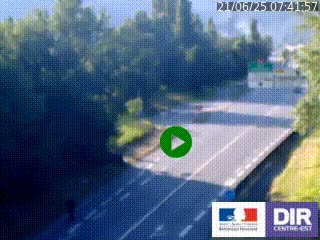 Webcam info trafic à proximité de Vizille sur la N85, au niveau du point de vue du Saut du Moine à Champagnier